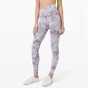 Lululemon Diamond Dye Cross Waist Leggings